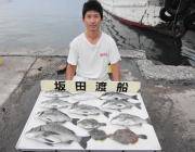 湾内の筏にて良型チヌ&カワハギの釣…