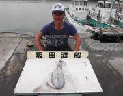 黒島の磯でヤエン釣り　アオリ1.3kg