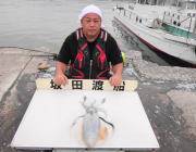 黒島の磯でヤエン釣り、1.1kgのアオリイ…