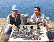 鷹島のカンドリにてグレ・カワハギ・サンバソ…