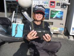 黒磯でのフカセ釣り　グレ納得サイズ