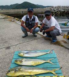 沖一文字内向き、今日もナイスシイラＧＥＴ！