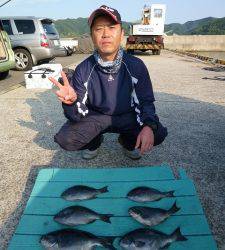 紀州釣りグレ釣果　〜30cm頭に6枚〜
