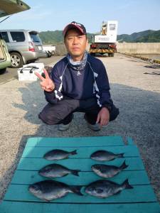紀州釣りグレ釣果　〜30cm頭に6枚〜