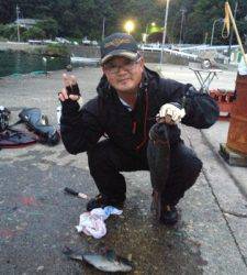 【萩尾の磯グレ】４０ｃｍ出ました(#^.^#)