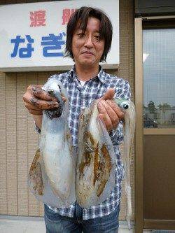 エギングでアオリイカを2ハイ