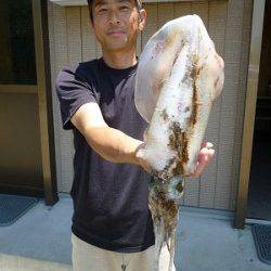 湯浅の磯　ズボ釣りでマダイ、エギング・ヤエンでアオリイカ