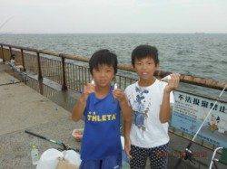 【今日も楽しくサビキ釣り~♪】南芦屋浜