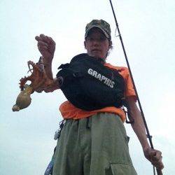 垂水漁港　タコエギに挑戦で1パイゲット☆