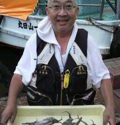 旧一文字赤灯、今日もタコ♪