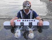 黒島の磯　エギングで2ハイキャッチ！