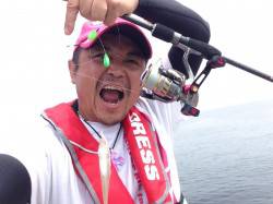 津井で初めてのルアー（ワーム）での釣りに感…