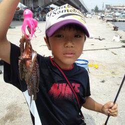 東二見でタコ釣り、粘りに粘って2ハイGET