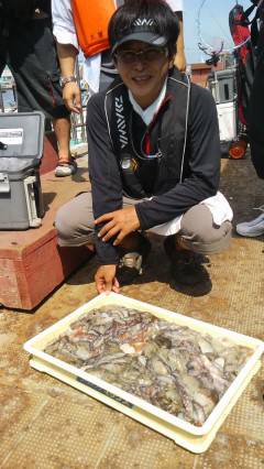 旧の一文字のタコ釣り　壁狙いで数でています…