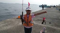 武庫川尻一文字　サビキのアジの他、タコジグ…