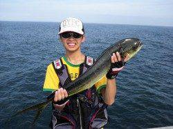 由良南部エリア、のませでシイラＧＥＴ！