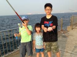 【芦屋の豆アジ大漁♪】南芦屋浜の朝