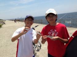 【サビキで豆アジ・タコ１２杯！】南芦屋浜