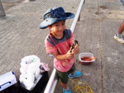 花市でもキス♪泉大津RT！夕方