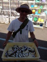マリーナシティで投げ釣り☆アジが大漁☆