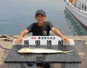 黒島の磯でのルアー釣り　シイラ、イイサイズ…