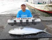 黒島の磯でブリ91㎝！！