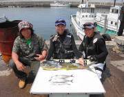 黒島の磯　キャスティングでシイラ95㎝！