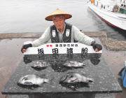 カンドリで底物釣り〜イシダイ×4枚〜