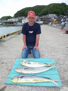 神谷沖一文字　ルアーでシイラ楽しめる