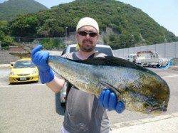 沖一文字でのルアー釣り　〜シイラ95cm〜