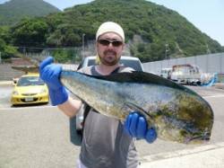 沖一文字でのルアー釣り　〜シイラ95cm〜…