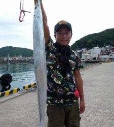 神谷一文字で今季初のタチウオです☆