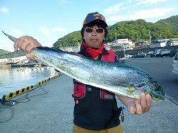 沖一文字内向き、シオ51cmとシイラの釣果☆