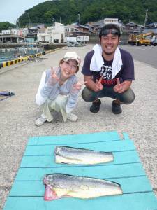 神谷沖一文字、大物シイラが続々釣れています…