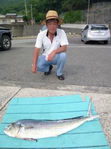 神谷沖一文字でルアーフィッシング！シイラ9…