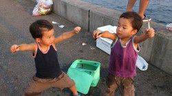 兵庫突堤でファミリーフィッシング、楽しく釣れました♪