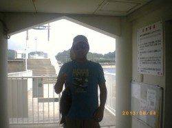 チヌ40㎝をキャッチ! 姫路市立遊漁センター