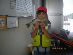 姫路遊漁センター　チヌ・セイゴのお子様釣果…