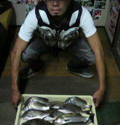 岸和田沖一文字でのチヌ釣果