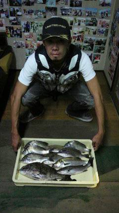 岸和田沖一文字でのチヌ釣果