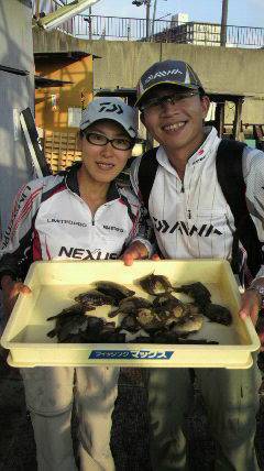 沖一文字北で、カワハギ・イシガキダイの釣果…