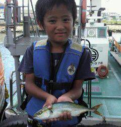 旧一文字3番、ルアーでツバスの釣果☆