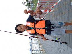 大阪南港　タコジグでタコ1パイ　カラーは赤がオススメ