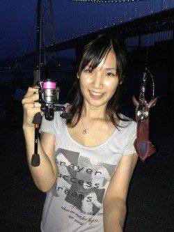 アジュール舞子!剣先イカ出ました!