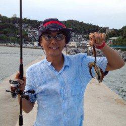 田ノ浦漁港、墨族2.5号で合計3杯のアオリイカ☆