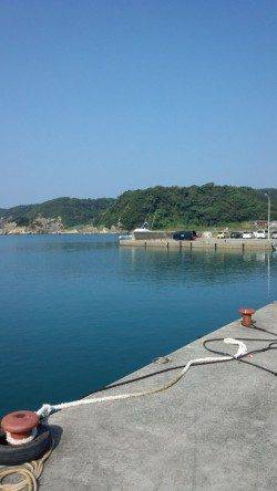 有田漁港　メタルジグにイトヒキアジ　小型のシオ・カンパチの姿も