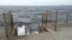 【台風の影響で波風強め】南芦屋浜で青物ルアーゲーム