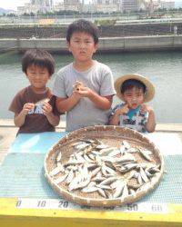 マリーナ海釣り公園、今日もアジ好調です！