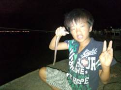 泉佐野　親子で夕涼みがてらの釣行　ちょい投…