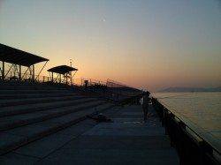 神戸空港ルアーでタチウオ！